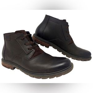 CATERPILLAR Stats Boot  nubuck leather EASE tech rubber outsole size 13